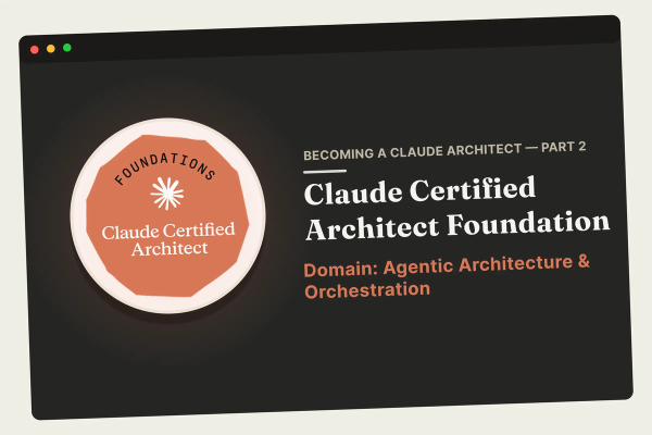 Becoming a Claude Architect: Agentic Architecture & Orchestration — Domain 1